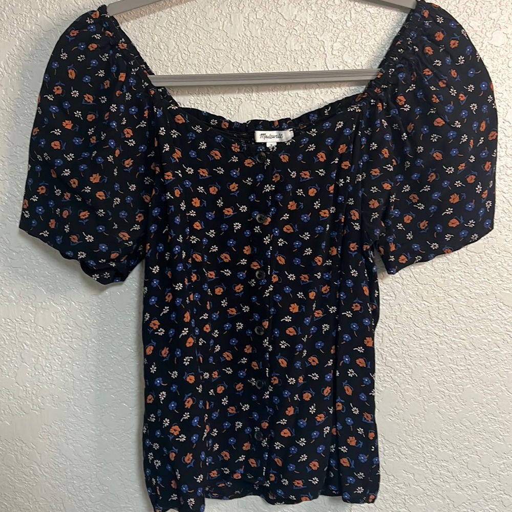 Madewell Floral Blouse